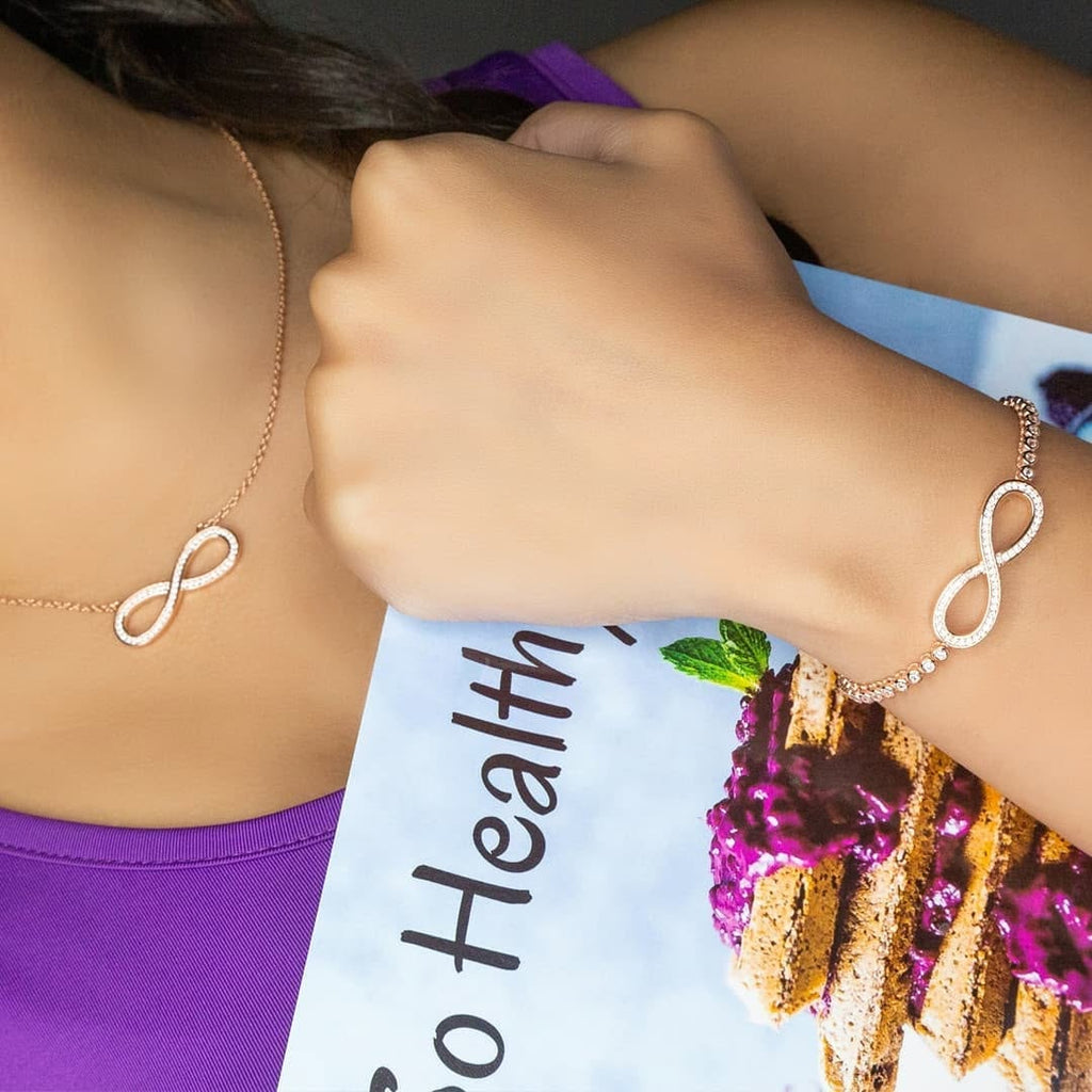 Sterling Silver Infinity Symbol Bolo Bracelet
